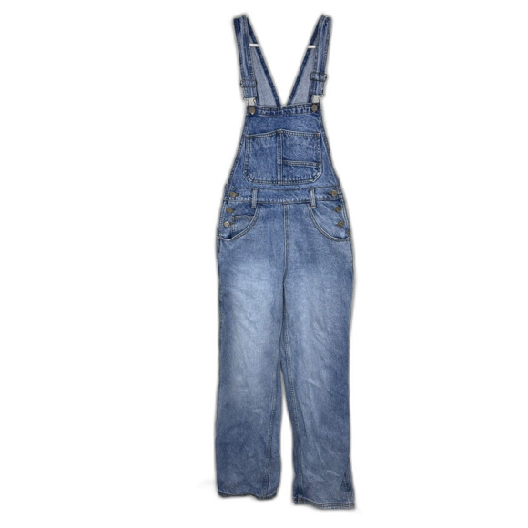 J. Galt Denim Carpenter Overalls Women S 100 % Cotton Wide-Leg Vintage Y2K - Picture 1 of 8